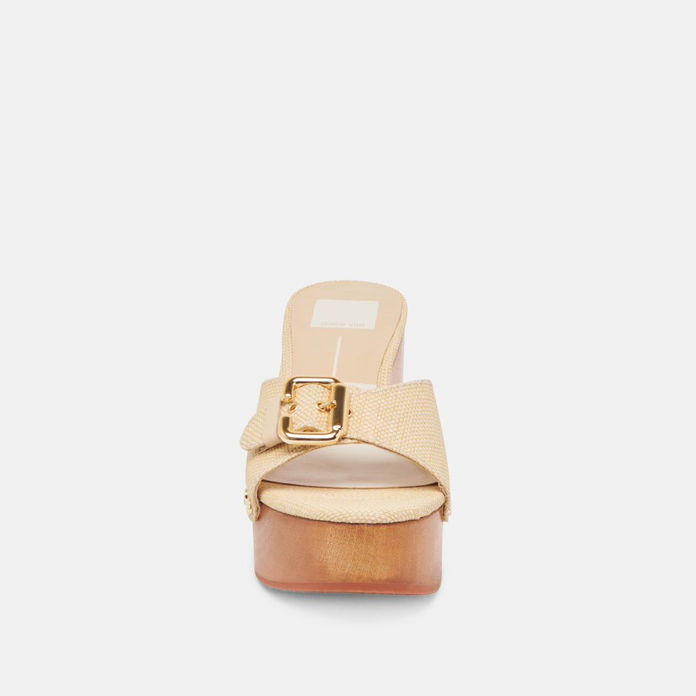 Dolce Vita SHOES | YALAH HEELS LT NATURAL RAFFIA
 – Dolce Vita