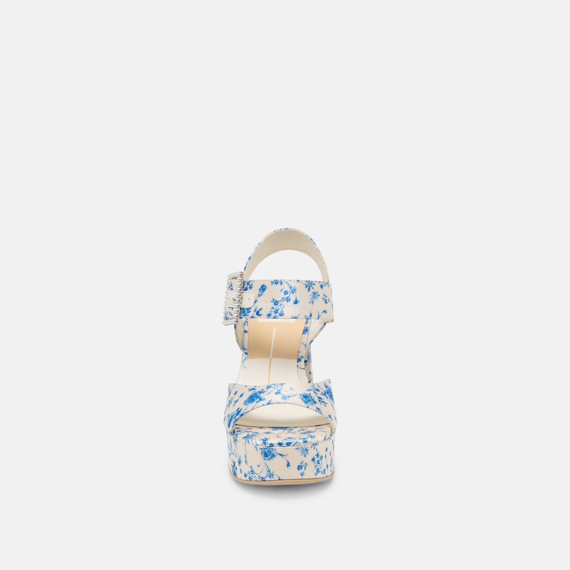 Dolce Vita SHOES | Bobby Pearl Blue Floral Satin Heels