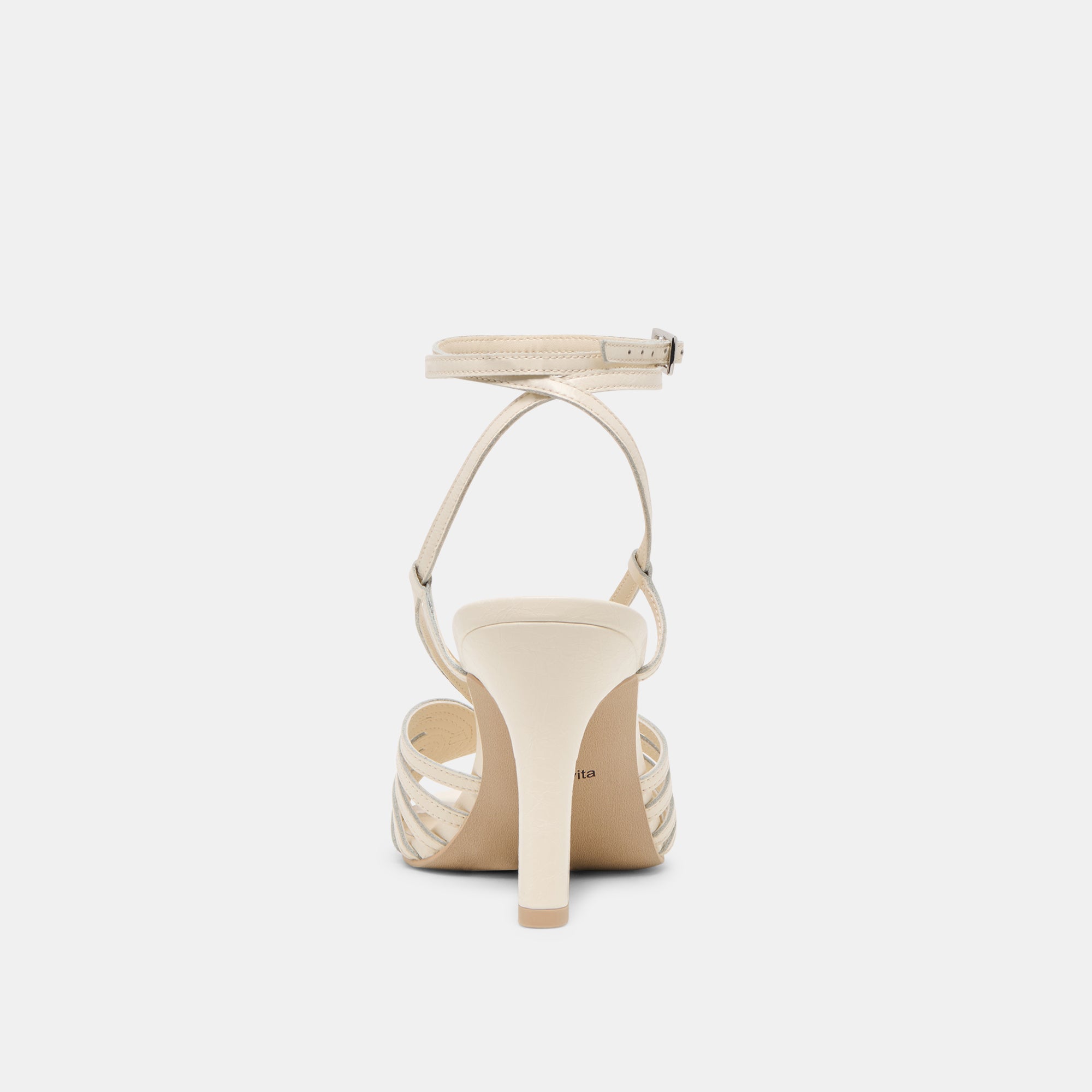 Dolce Vita SHOES | Nivana Off White Crinkle Patent Heels