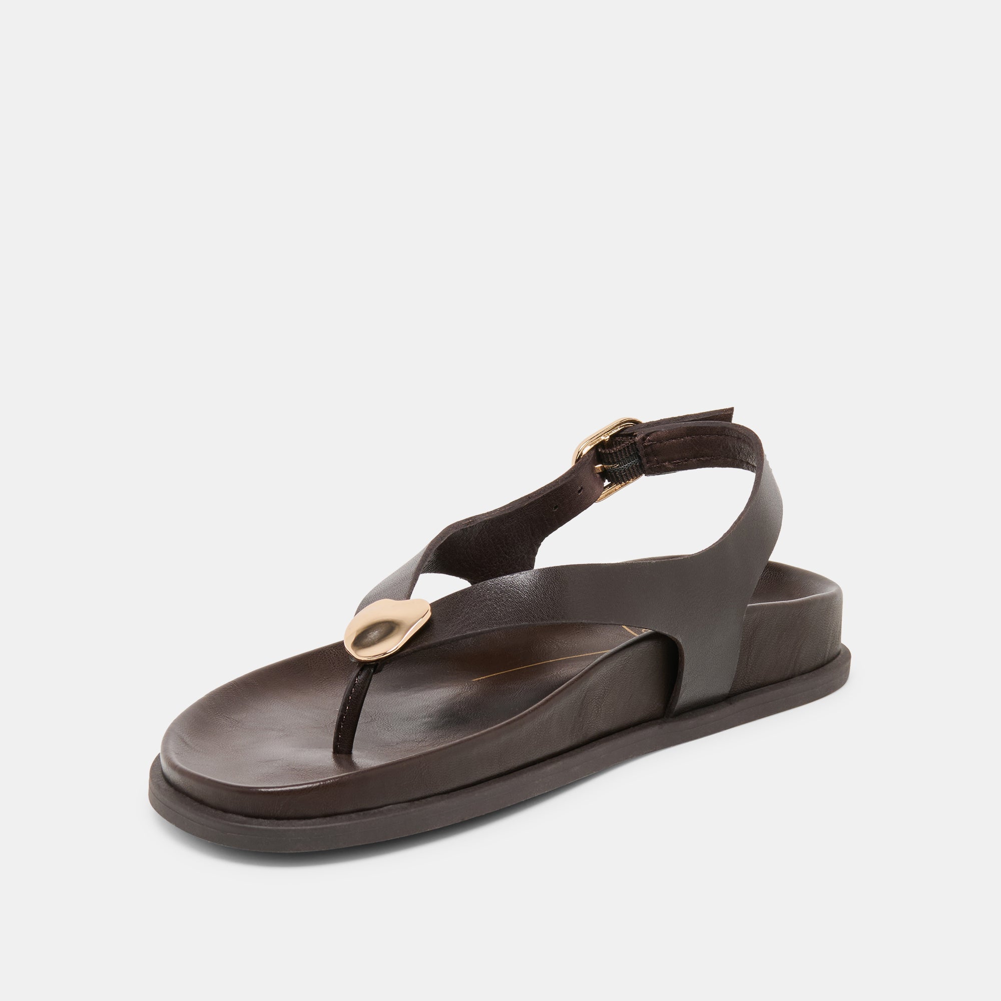 Dolce Vita SHOES | Jony Dk Brown Leather Sandals