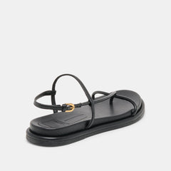 Dolce Vita SHOES | Dom Black Leather Sandals