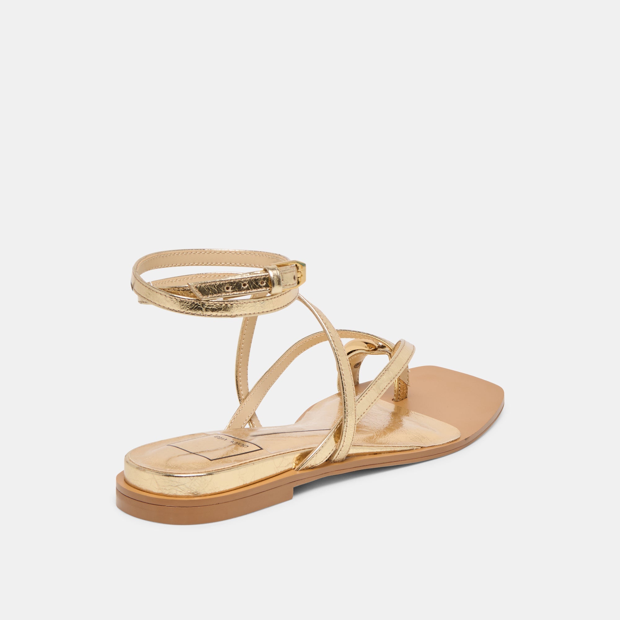 Dolce Vita SHOES | Tyrice Gold Leather Sandals