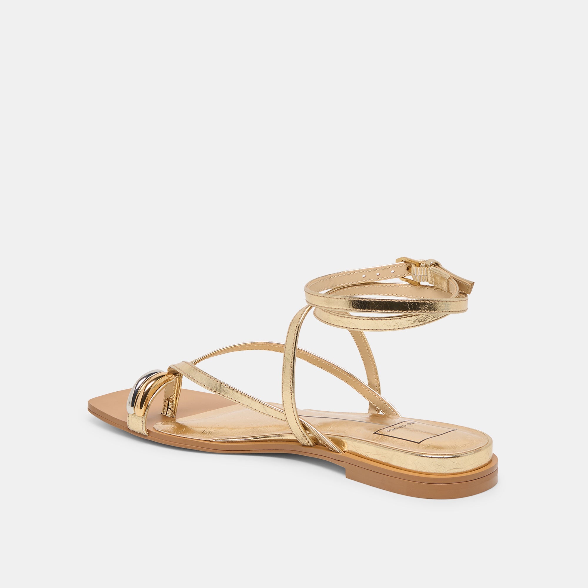 Dolce Vita SHOES | Tyrice Gold Leather Sandals