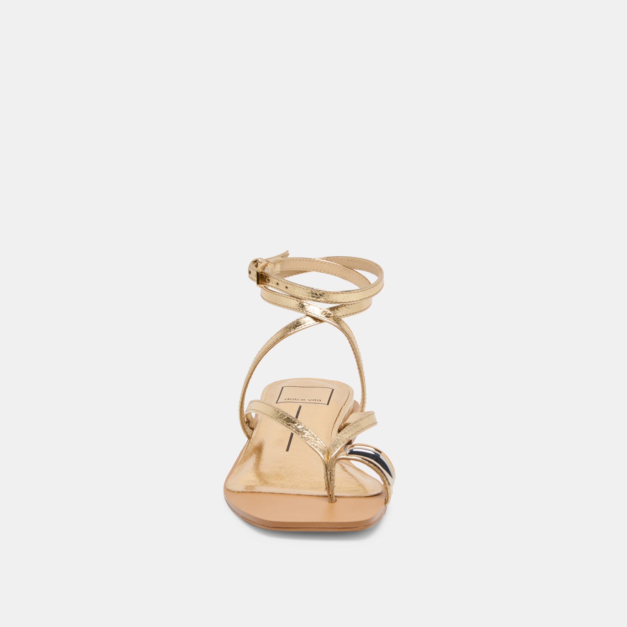 Dolce Vita SHOES | Tyrice Gold Leather Sandals
