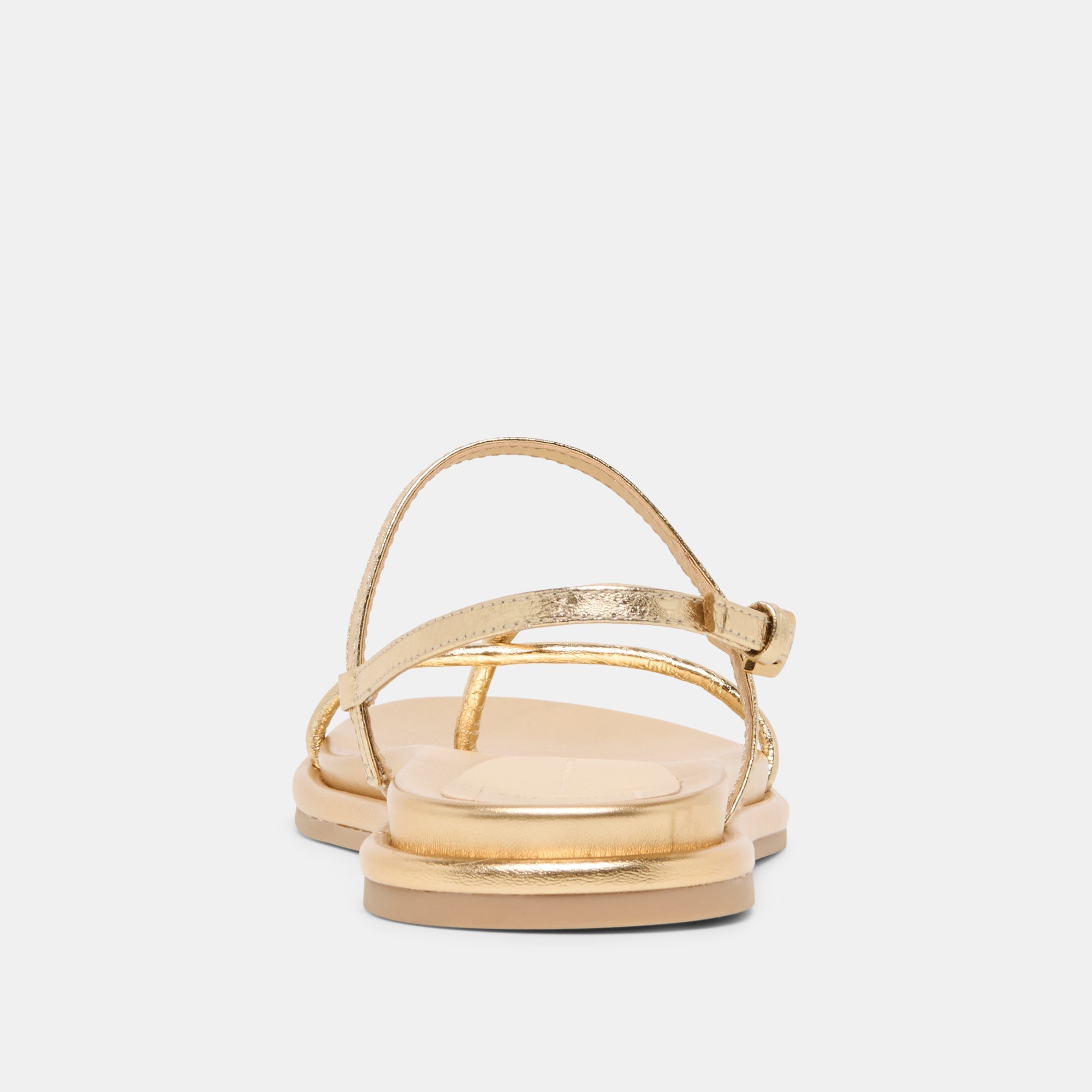 Dolce Vita SHOES | Dom Gold Distressed Leather Sandals