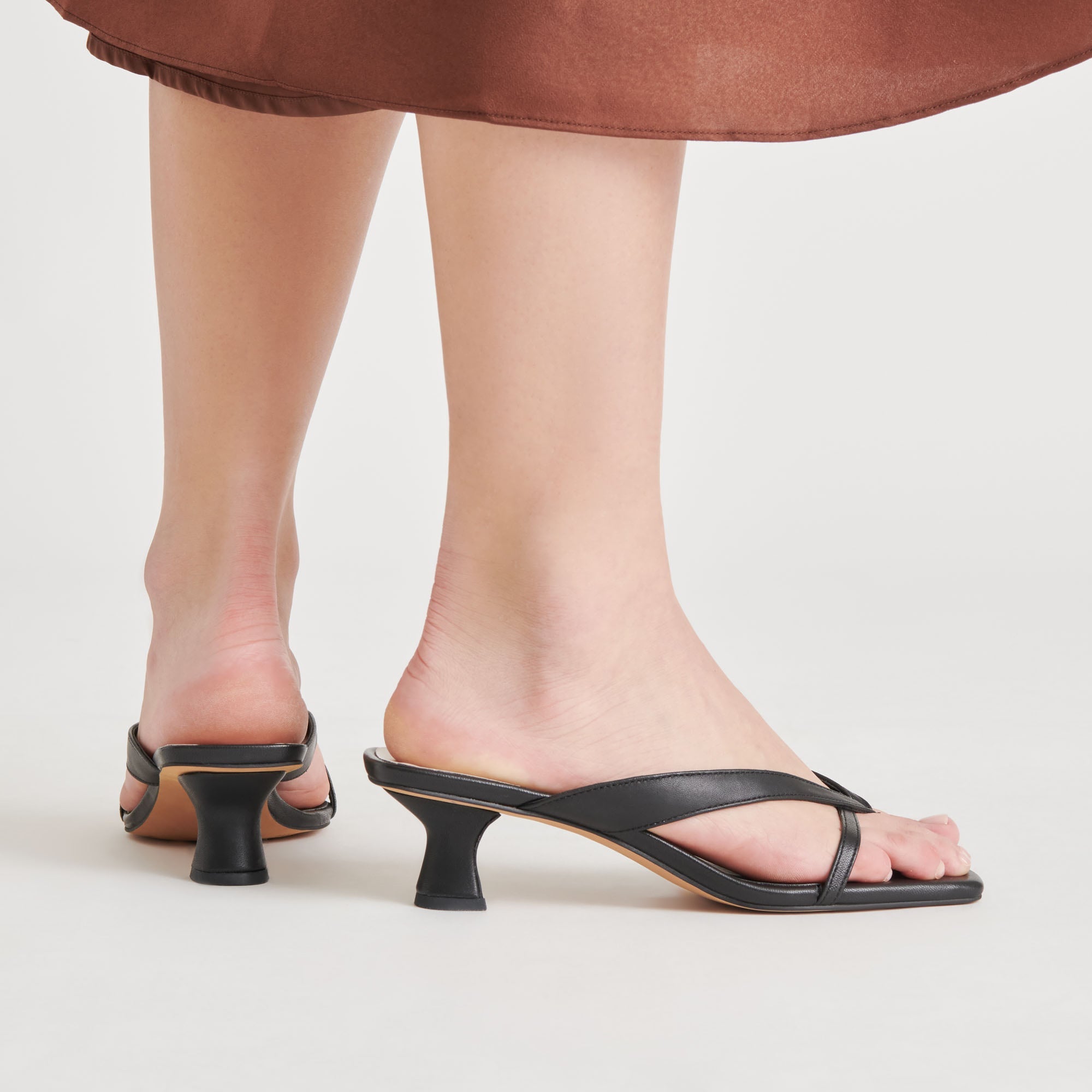 Dolce Vita SHOES | BREVEL HEELS ONYX LEATHER
 – Dolce Vita