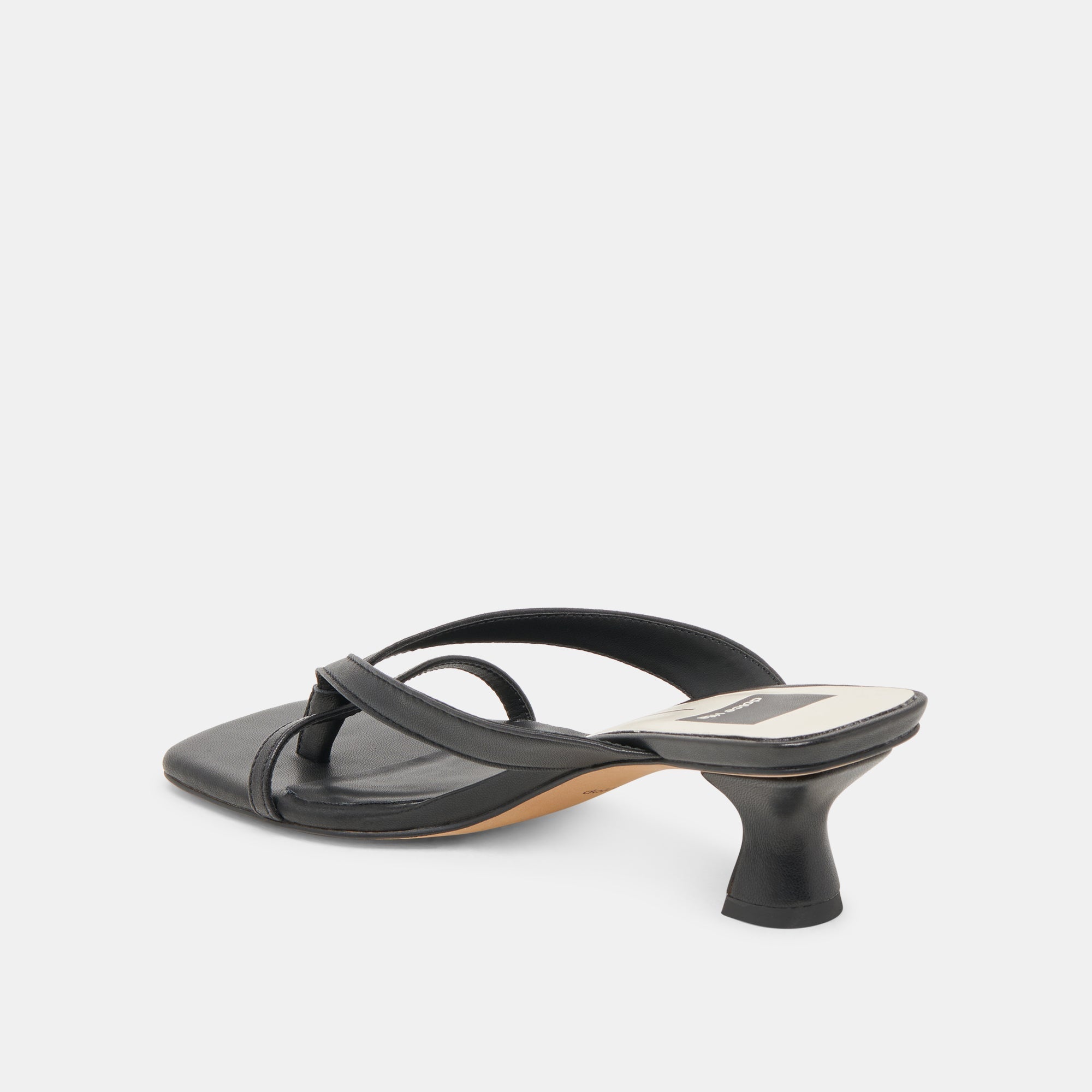 Dolce Vita SHOES | BREVEL HEELS ONYX LEATHER
 – Dolce Vita