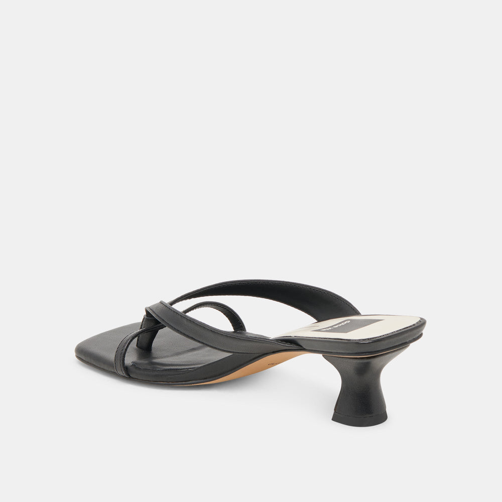 Dolce Vita SHOES | BREVEL HEELS ONYX LEATHER
 – Dolce Vita