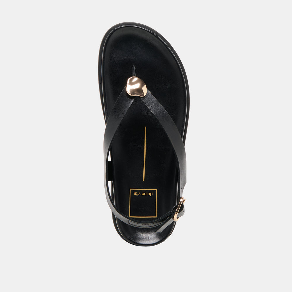 Dolce Vita SHOES | Jony Black Leather Sandals