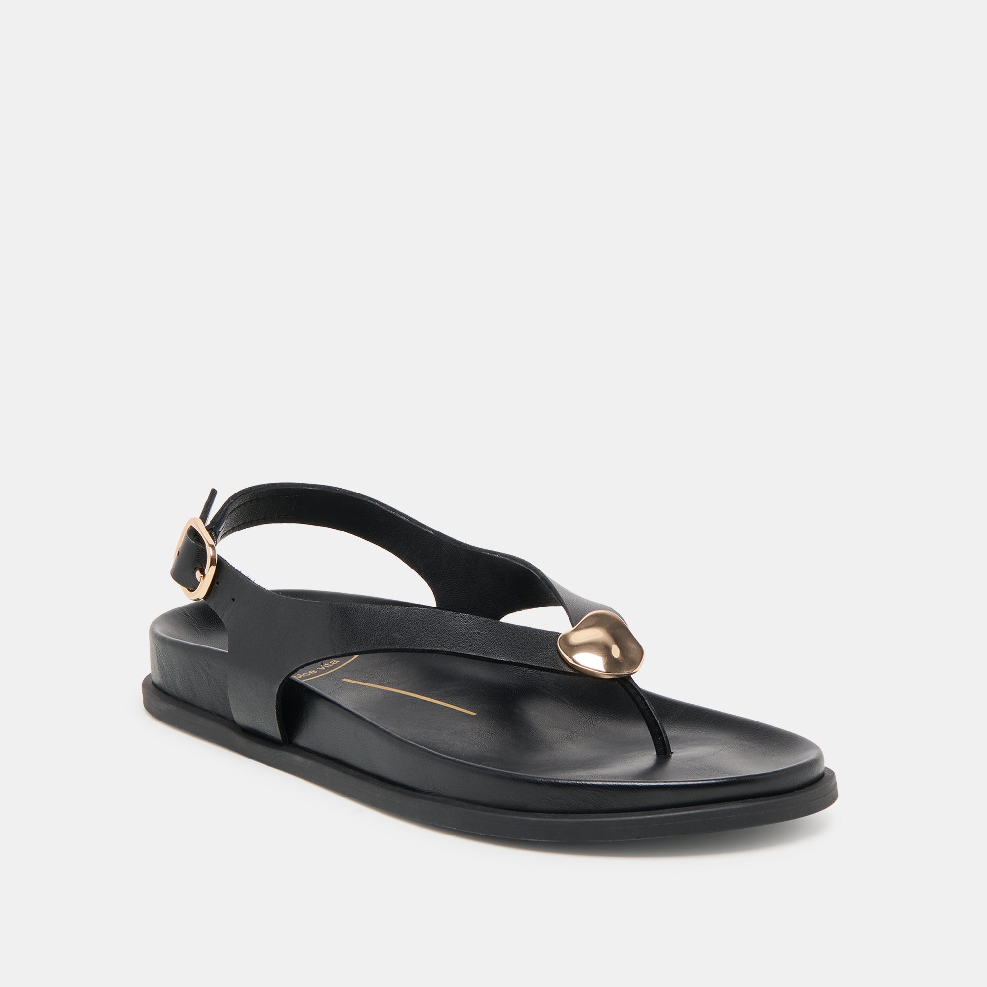 Dolce Vita SHOES | Jony Black Leather Sandals
