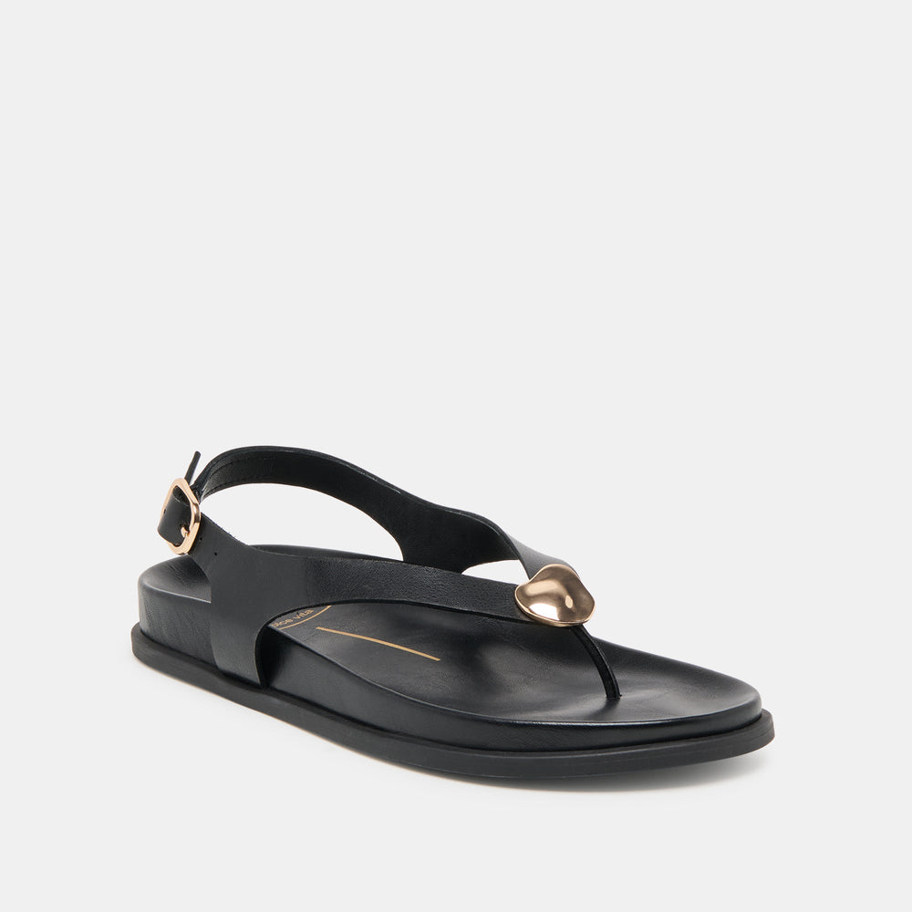 Dolce Vita SHOES | Jony Black Leather Sandals