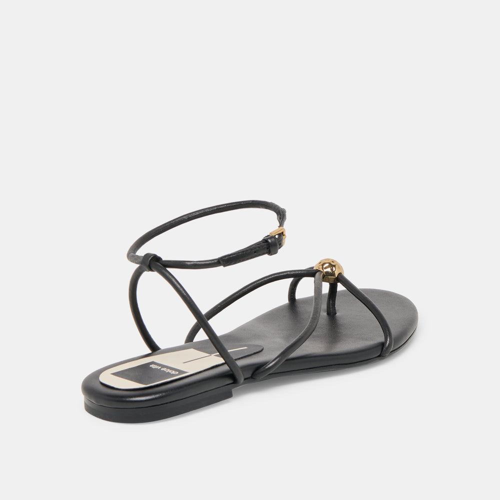 Dolce Vita SHOES | Kenley Black Leather Sandals