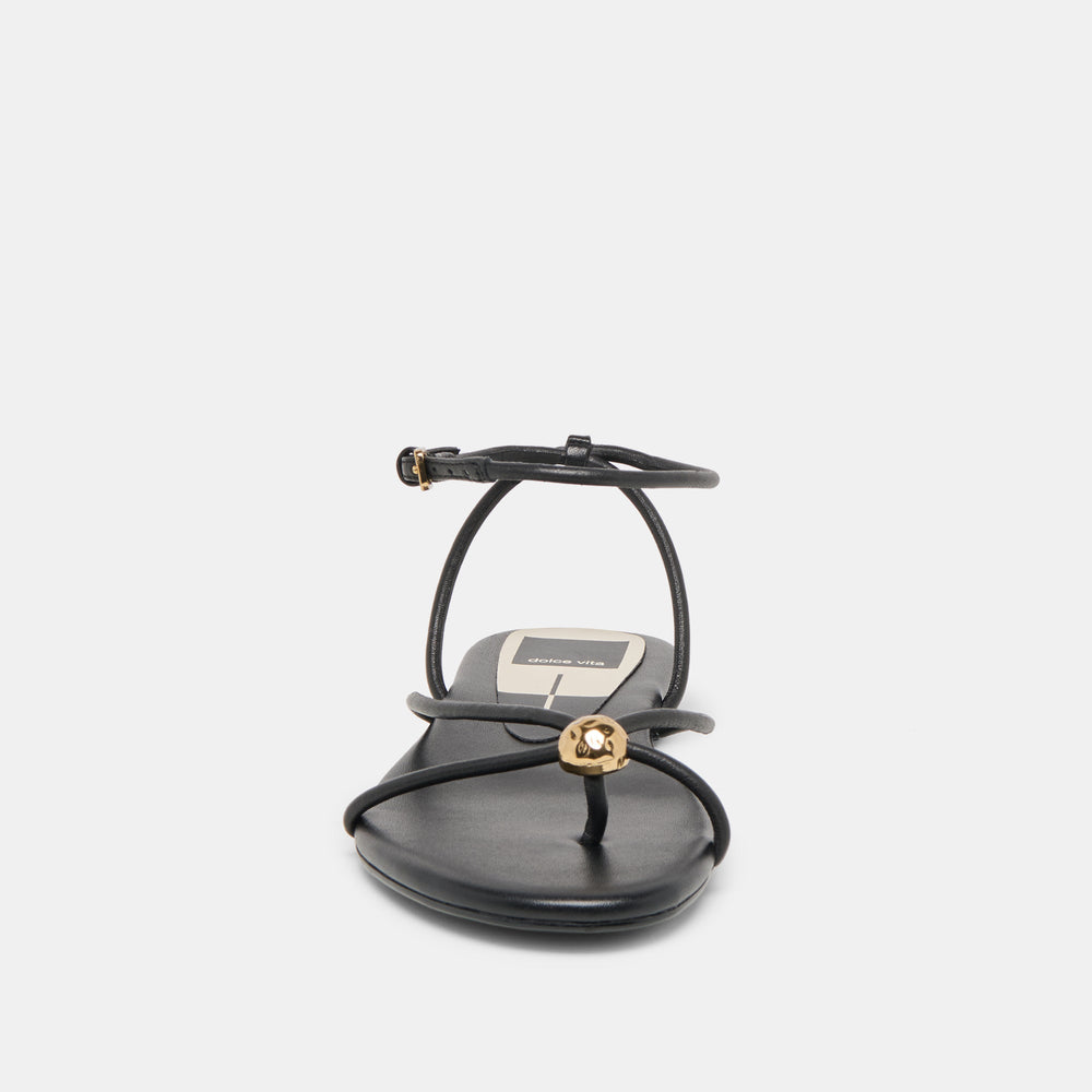 Dolce Vita SHOES | Kenley Black Leather Sandals