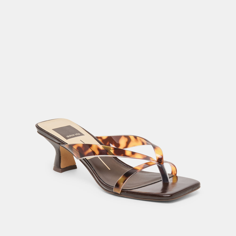 Dolce Vita SHOES | Brevel Vinyl Tortoise Jelly Heels