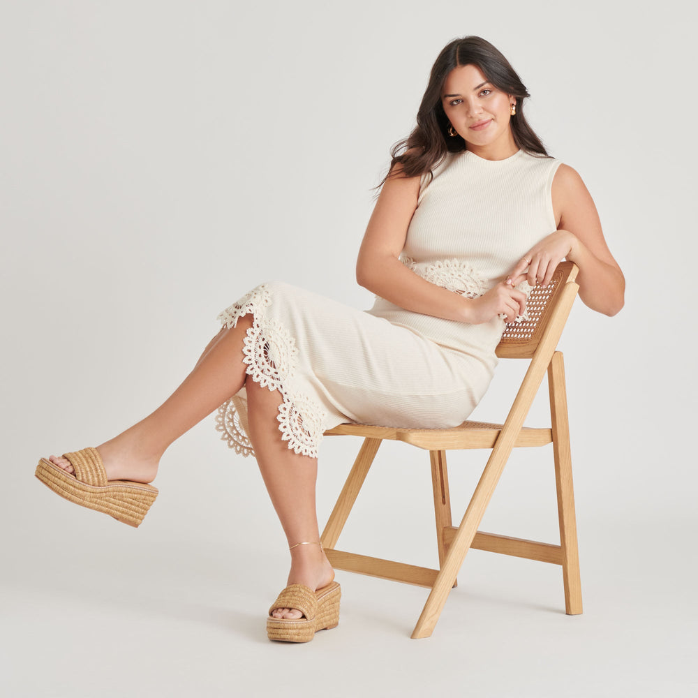 Dolce Vita SHOES | Throne Lt Natural Raffia Wedges