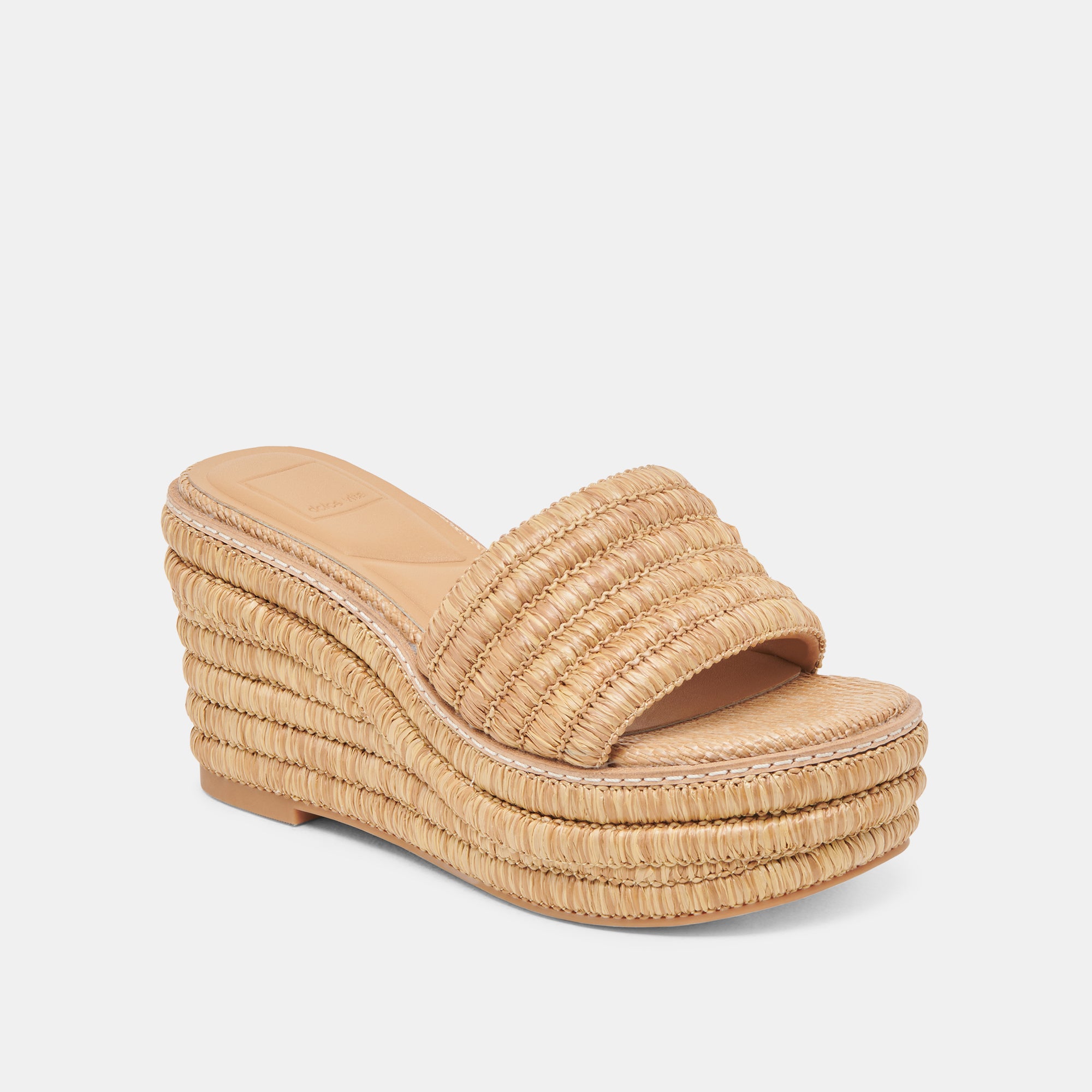 Dolce Vita SHOES | Throne Lt Natural Raffia Wedges