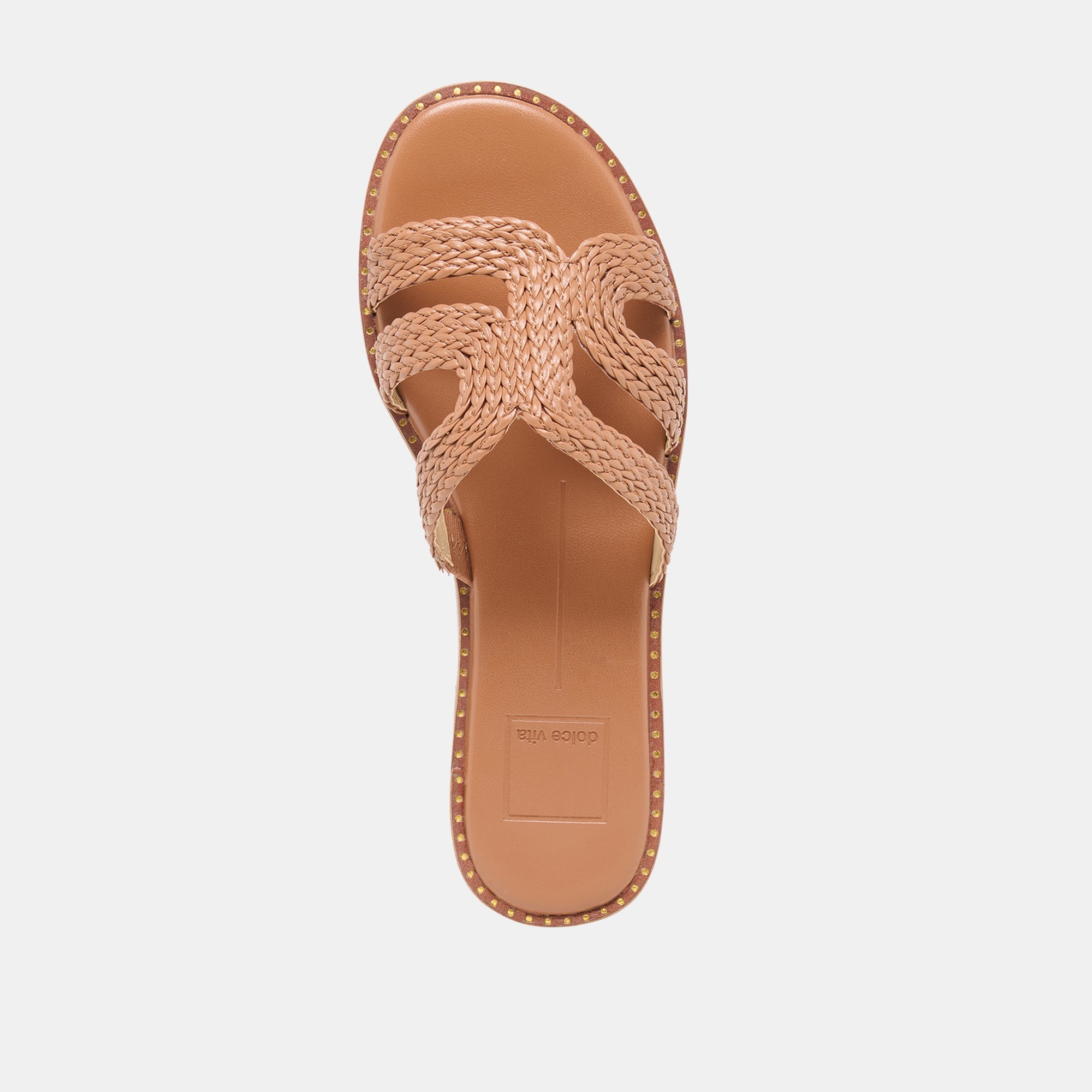 Dolce Vita SHOES | EMON Caramel Stella Slide Open-Toe Sandals
