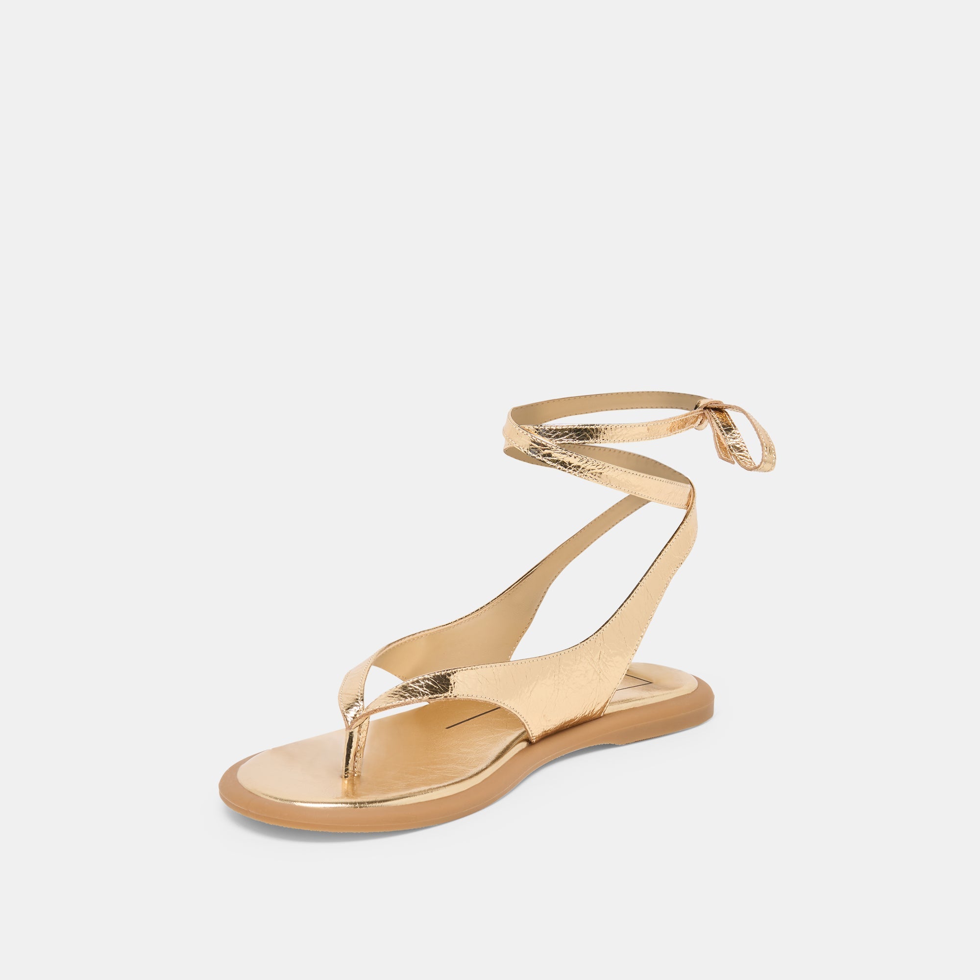 Dolce Vita SHOES | Jayden Gold Distressed Leather Sandals