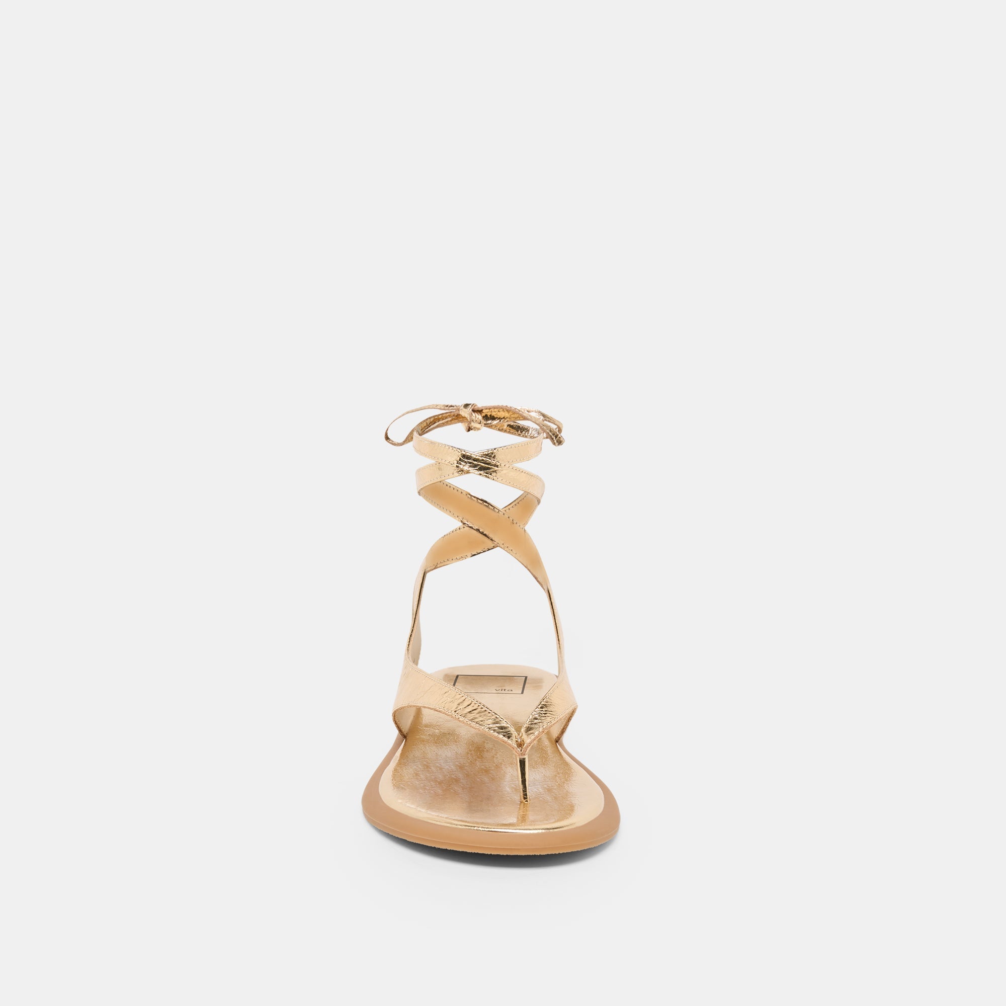 Dolce Vita SHOES | Jayden Gold Distressed Leather Sandals