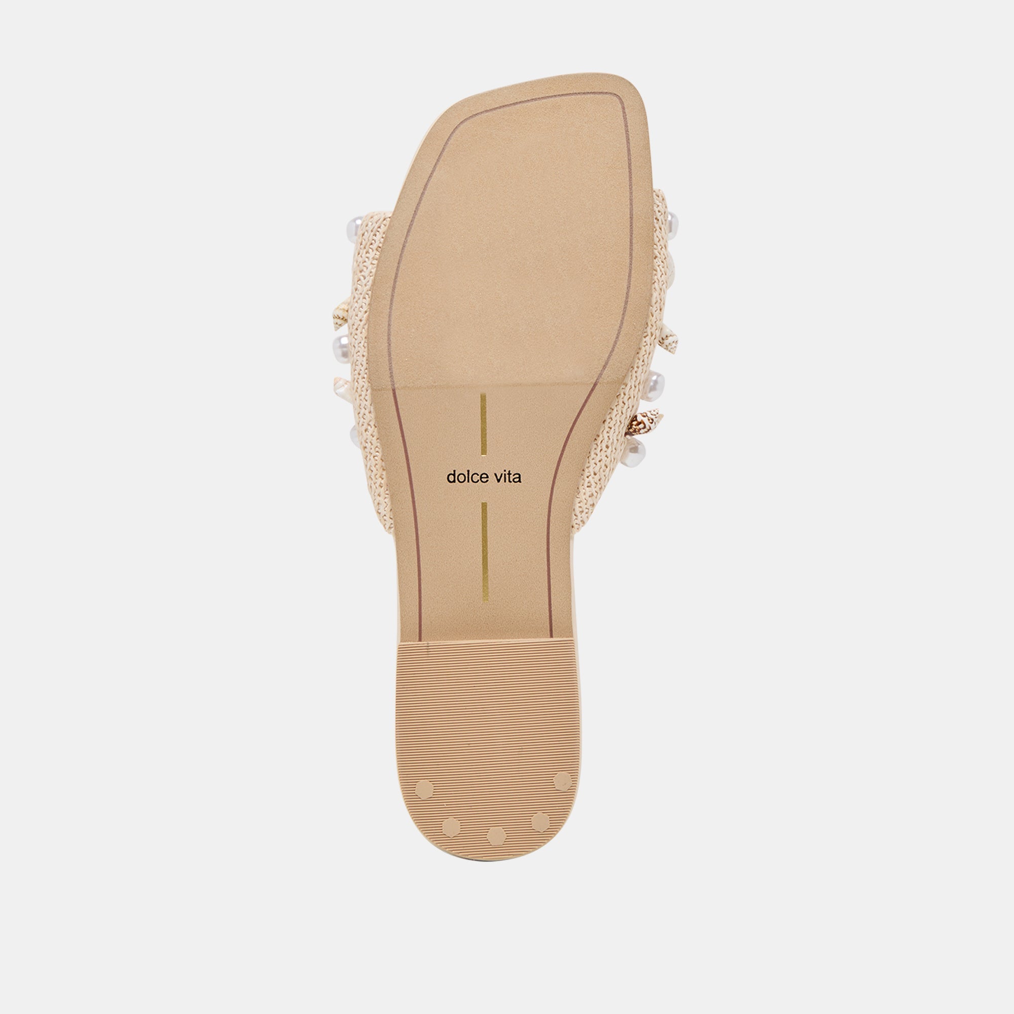 Dolce Vita SHOES | Lizza Oatmeal Beaded Raffia Sandals