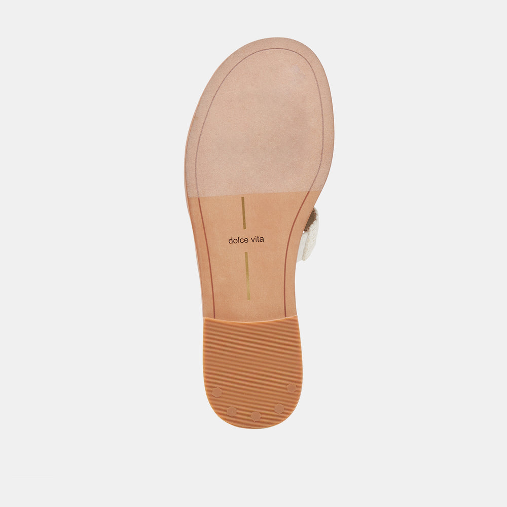 Dolce Vita SHOES | EMON SANDALS WHITE RAFFIA
 – Dolce Vita