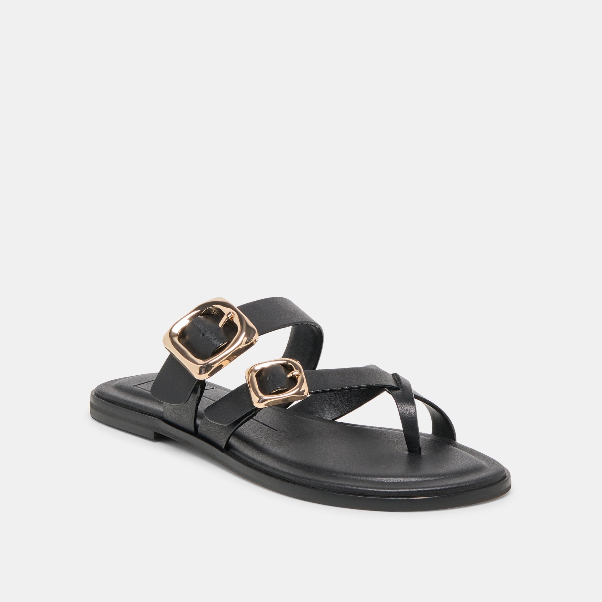 Dolce Vita SHOES | Shore Black Leather Sandals
