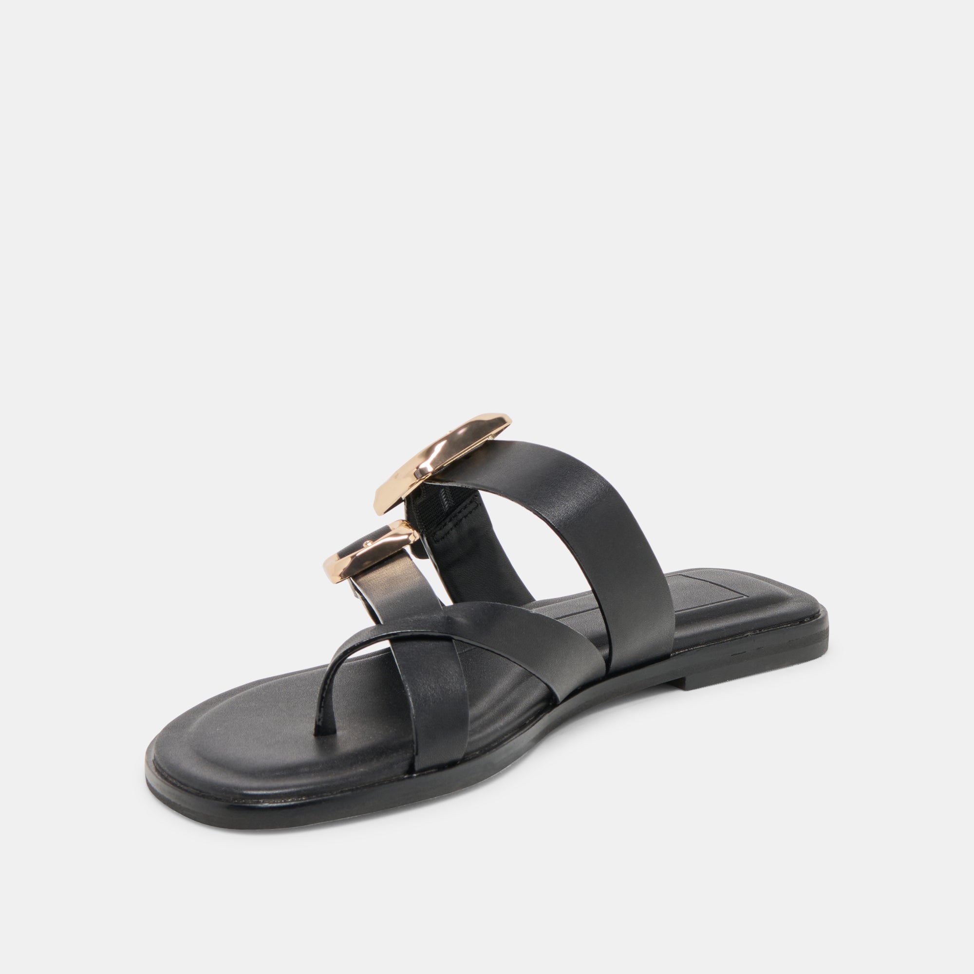 Dolce Vita SHOES | Shore Black Leather Sandals
