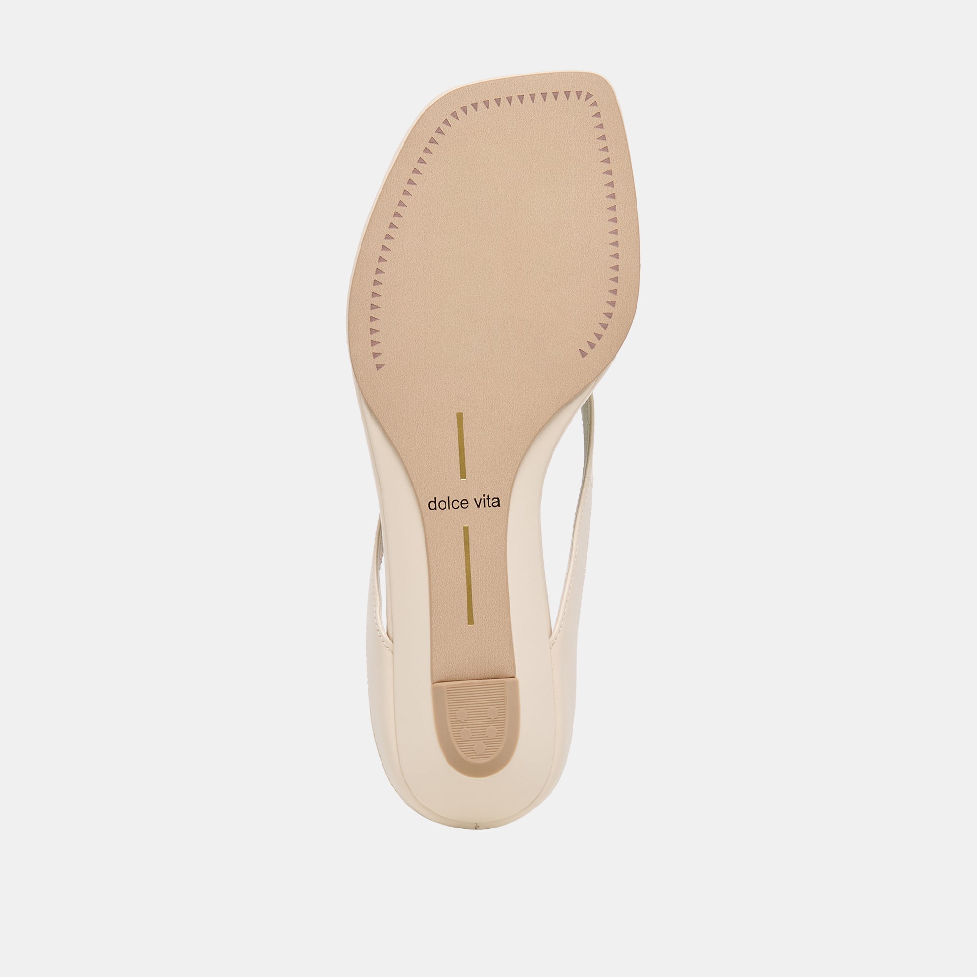 Dolce Vita SHOES | GIZEL Bone Leather Thong Square-Toe Sandals