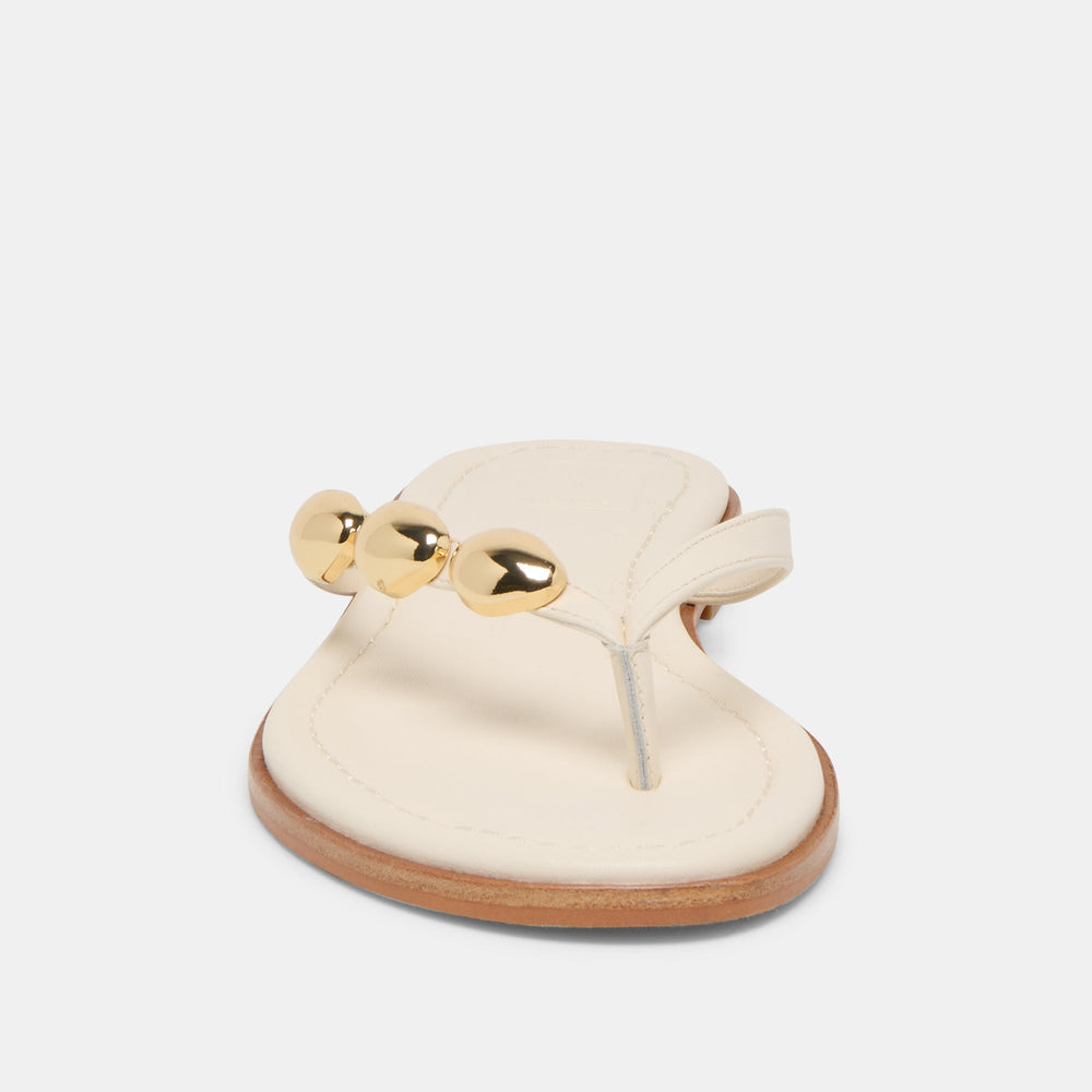 Dolce Vita SHOES | Juny Off White Leather Sandals