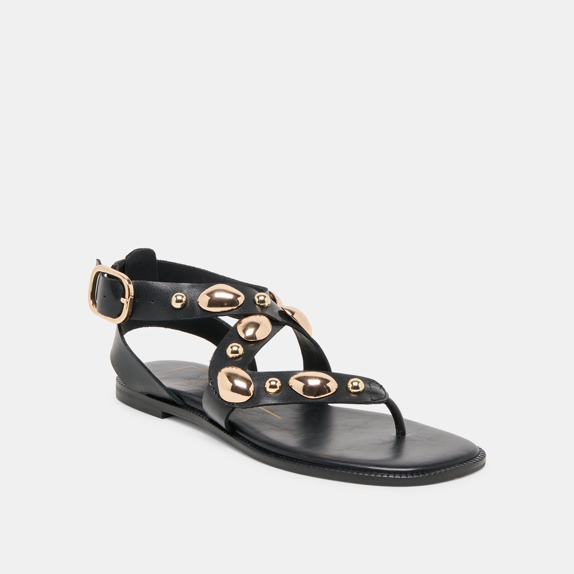 Dolce Vita SHOES | Jayde Black Leather Sandals