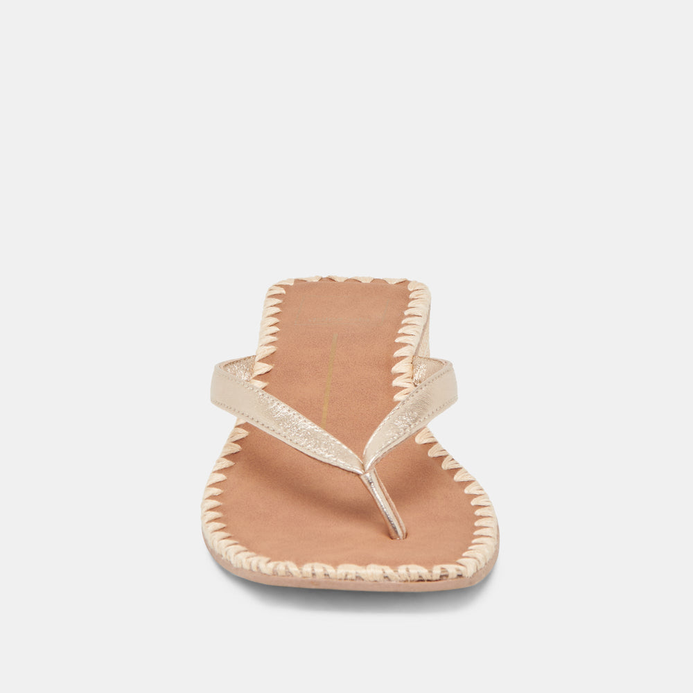 Dolce Vita SHOES | BARTY SANDALS GOLD METALLIC LEATHER
 – Dolce Vita