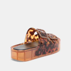 Dolce Vita SHOES | JULIO X Tortoise Vinyl Jelly Platform Sandals