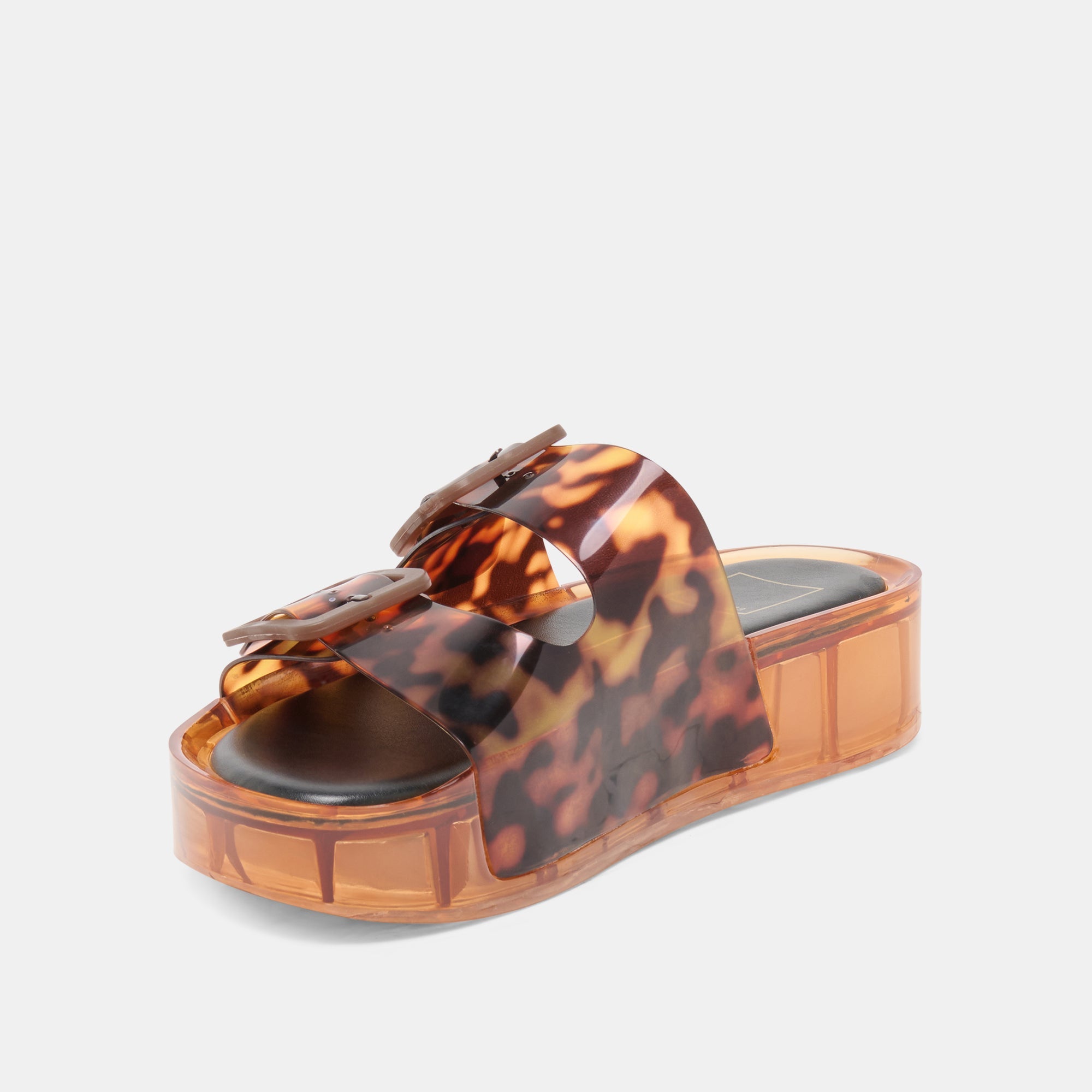 Dolce Vita SHOES | JULIO X Tortoise Vinyl Jelly Platform Sandals
