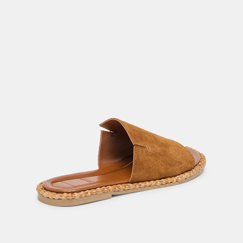 Dolce Vita SHOES | Ridge Chestnut Suede Sandals