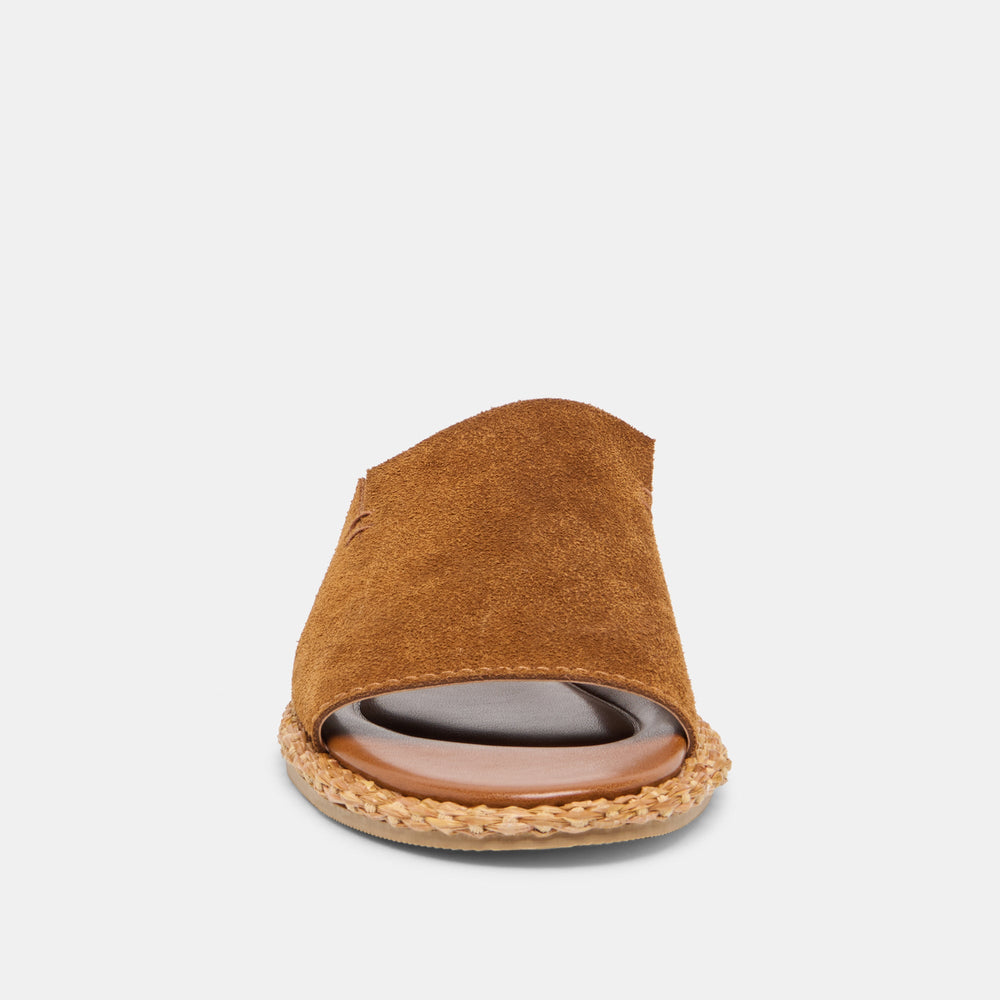 Dolce Vita SHOES | Ridge Chestnut Suede Sandals