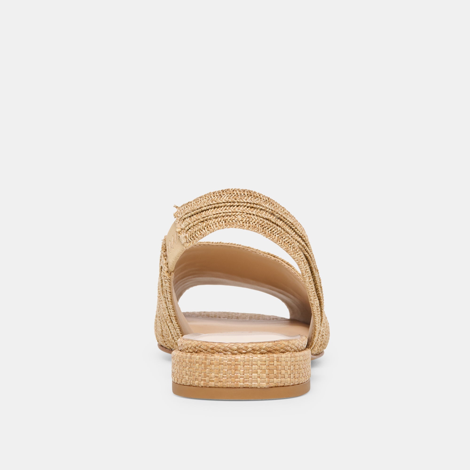 Dolce Vita SHOES | MARZY Natural Raffia Slingback Peep-Toe Sandals
