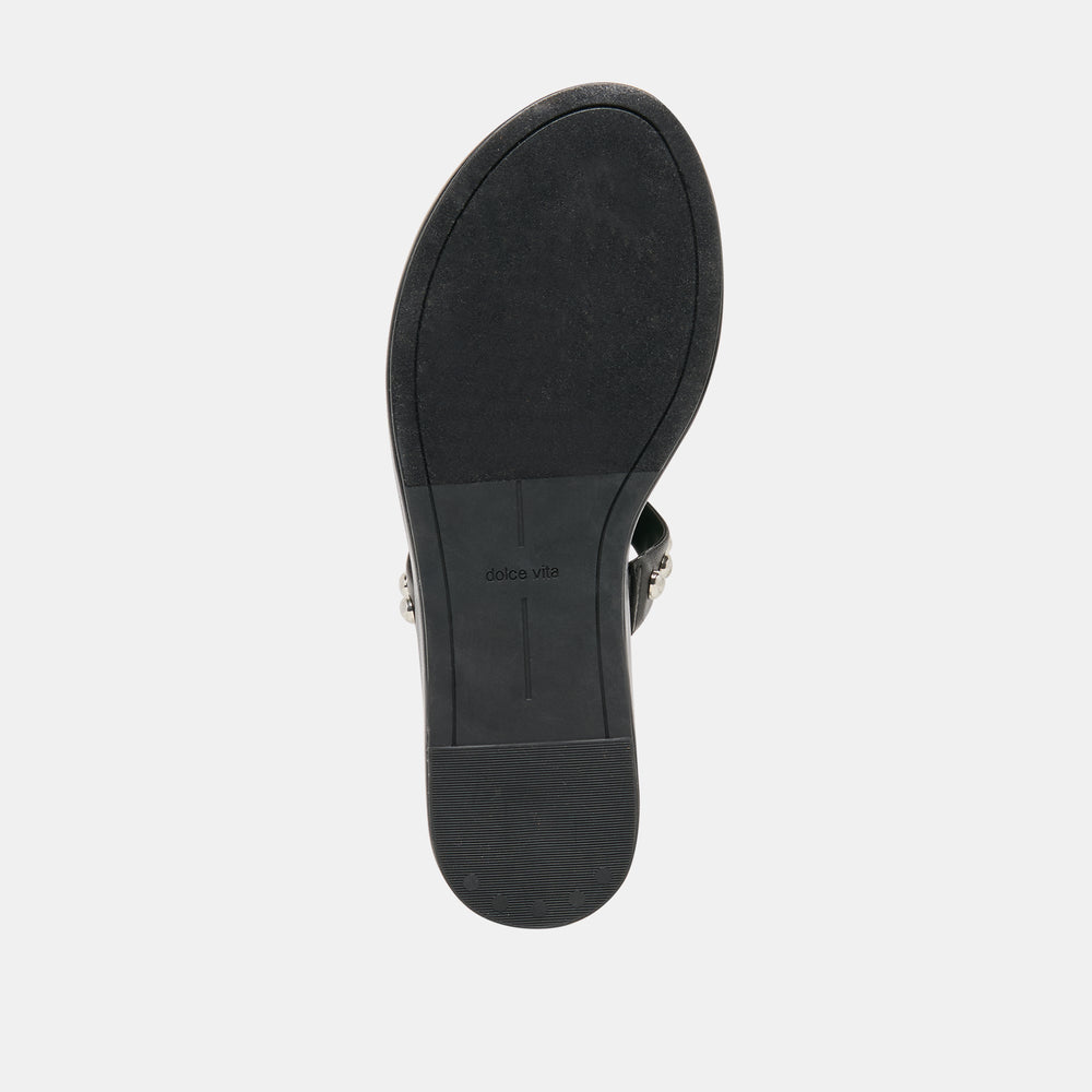 Dolce Vita SHOES | Amary Stud Black Leather Sandals
