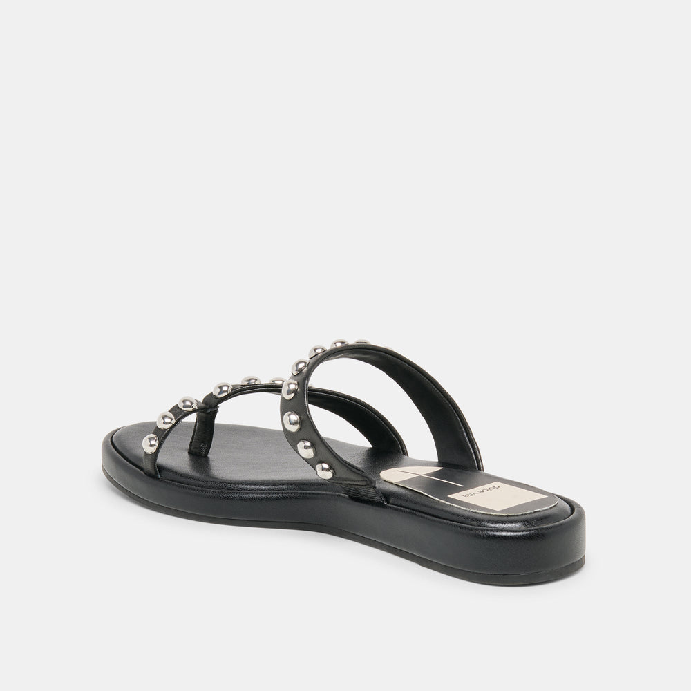 Dolce Vita SHOES | Amary Stud Black Leather Sandals
