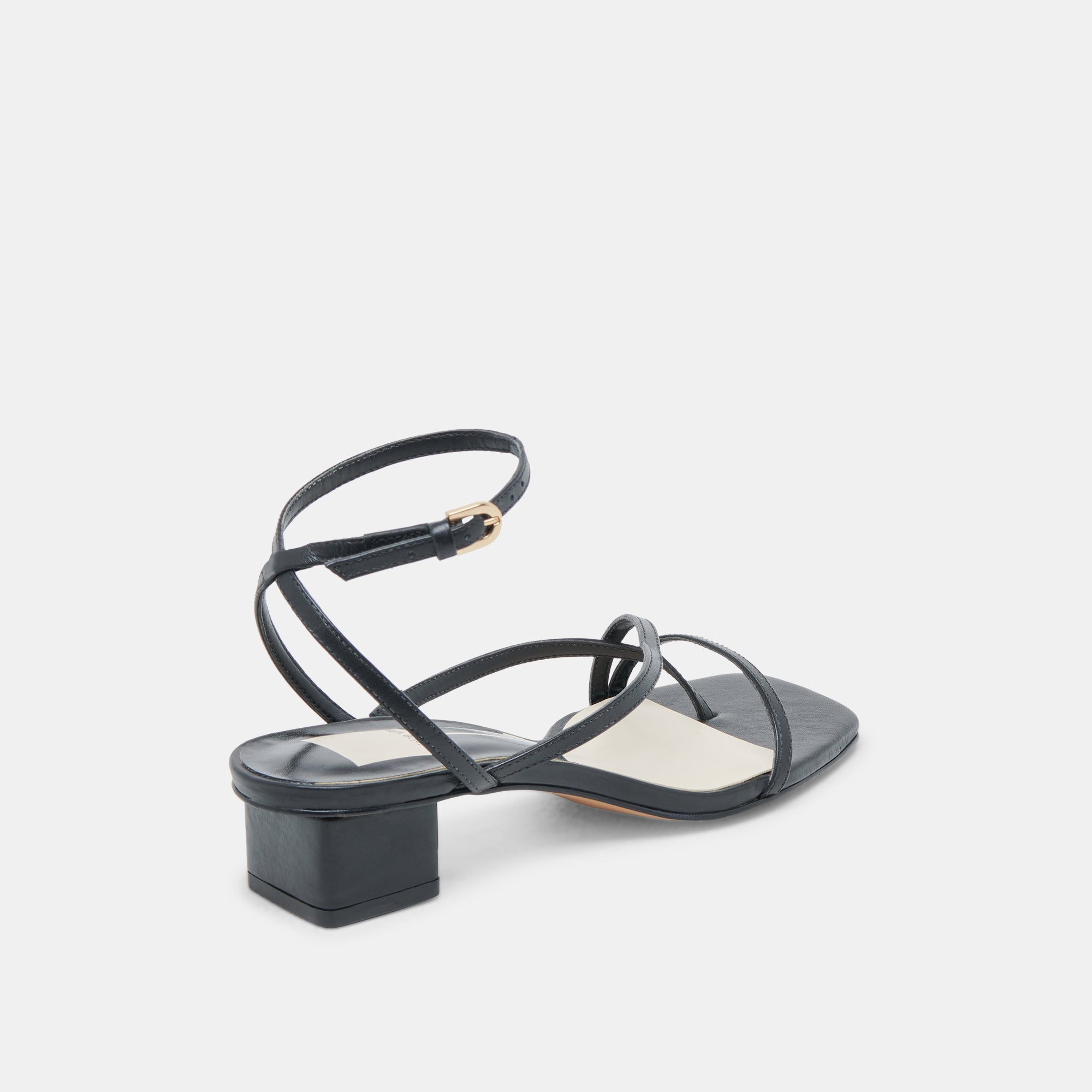 Dolce Vita SHOES | Karlos Wide Black Leather Sandals