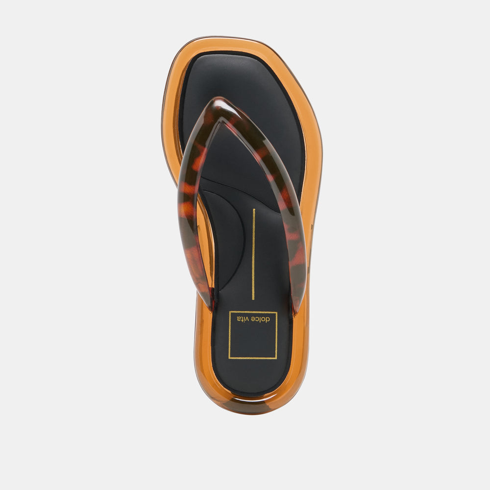 Dolce Vita SHOES | JOZEY Tortoise Jelly Flip-Flop Sandals