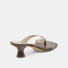 Dolce Vita SHOES | Brevel Vinyl Dk Brown Jelly Heels