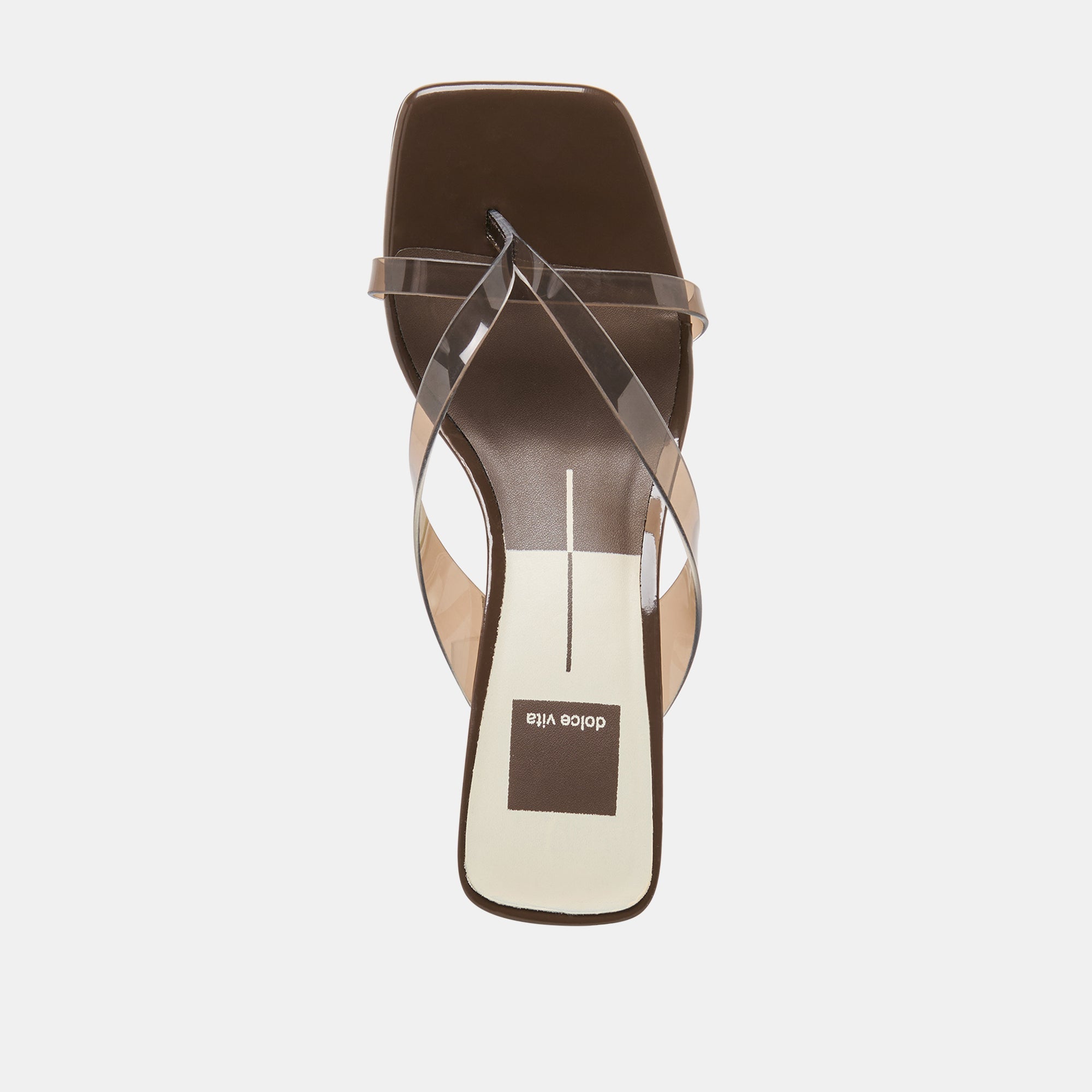 Dolce Vita SHOES | Brevel Vinyl Dk Brown Jelly Heels