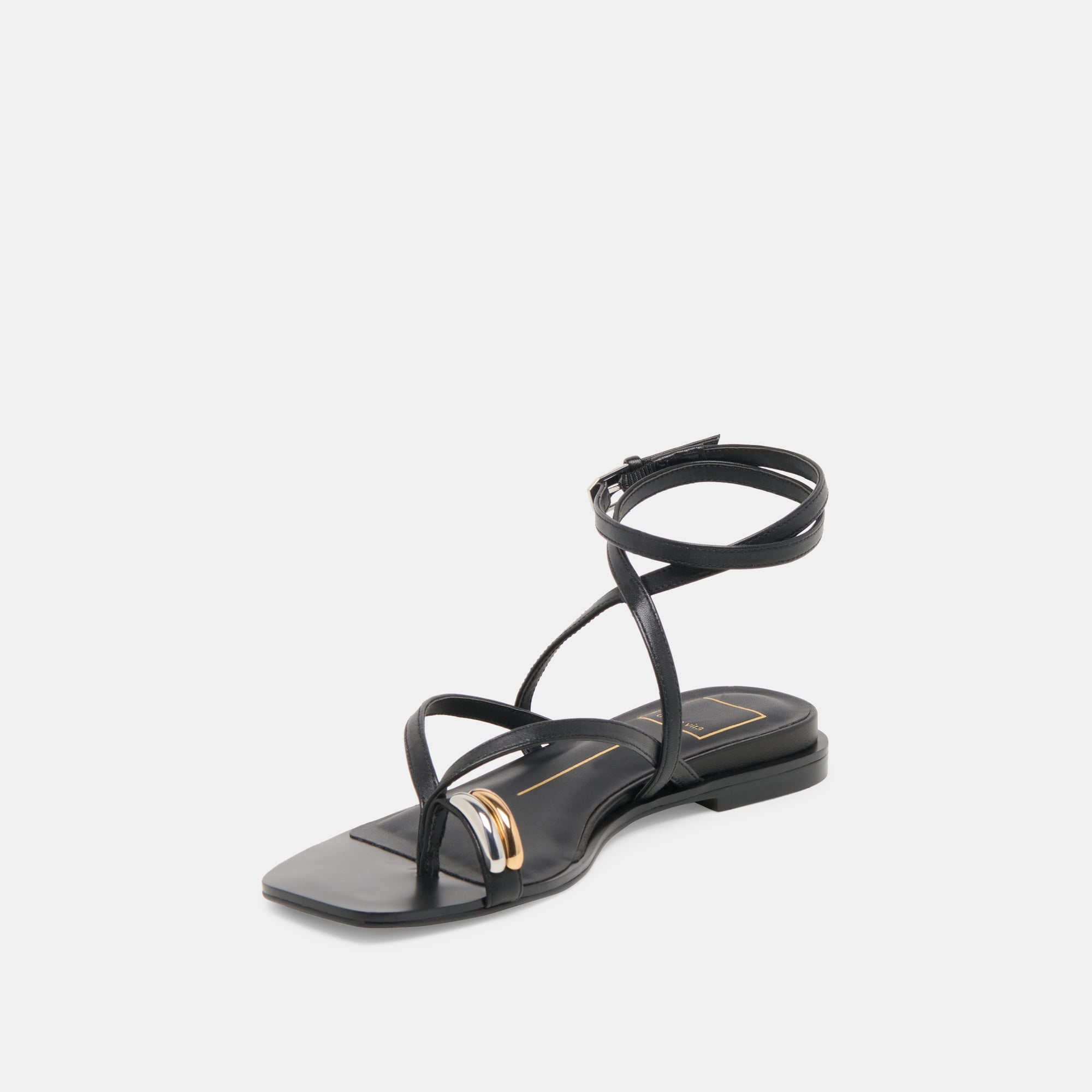 Dolce Vita SHOES | Tyrice Black Leather Sandals