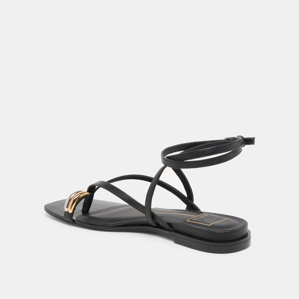 Dolce Vita SHOES | Tyrice Black Leather Sandals