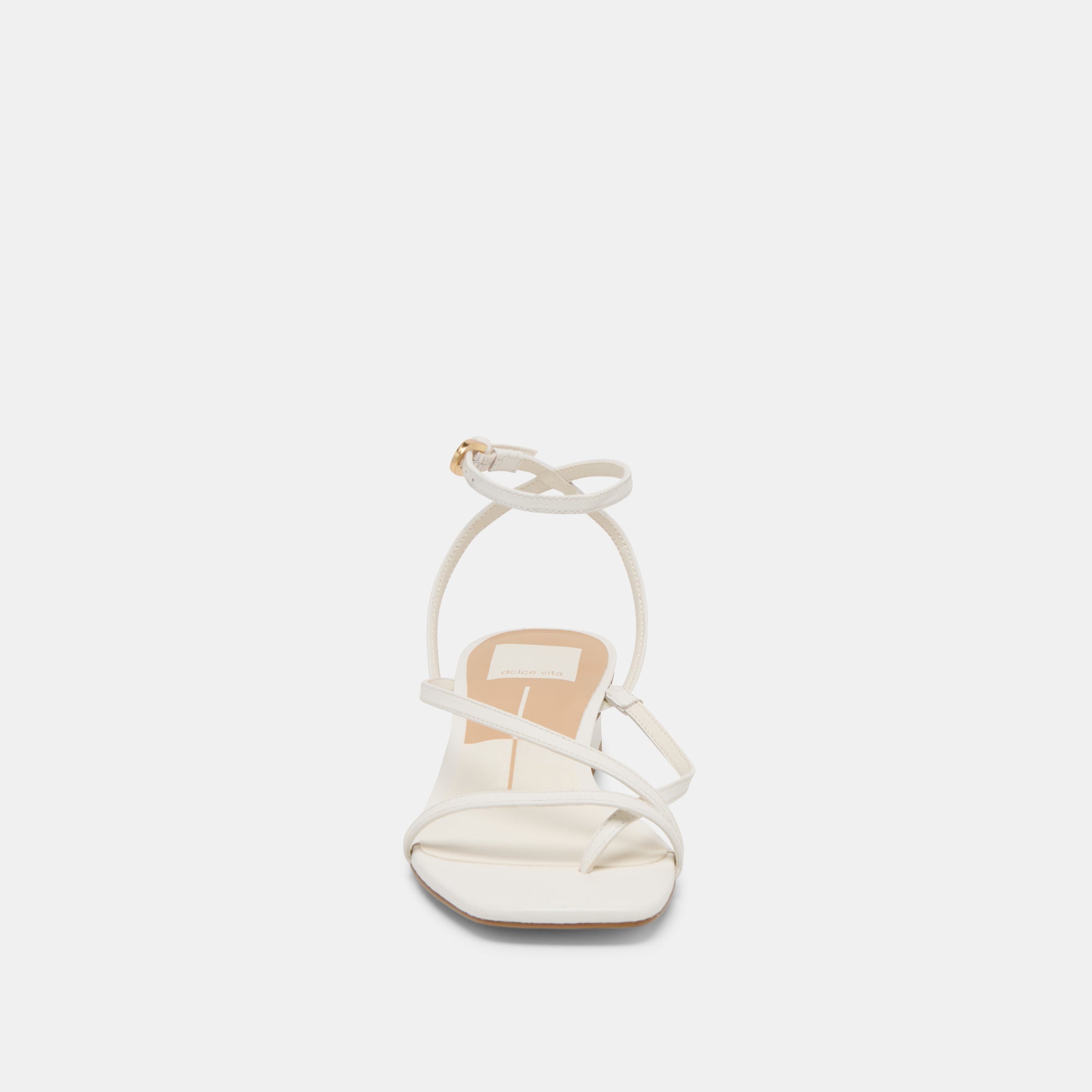 Dolce Vita SHOES | Karlos Wide True White Leather Sandals