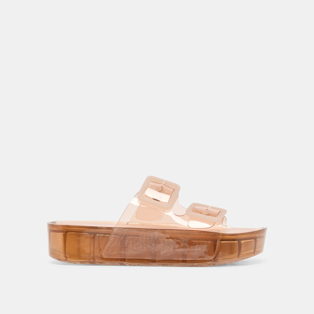 Dolce Vita SHOES | JULIO X Mocha Vinyl Jelly Platform Sandals