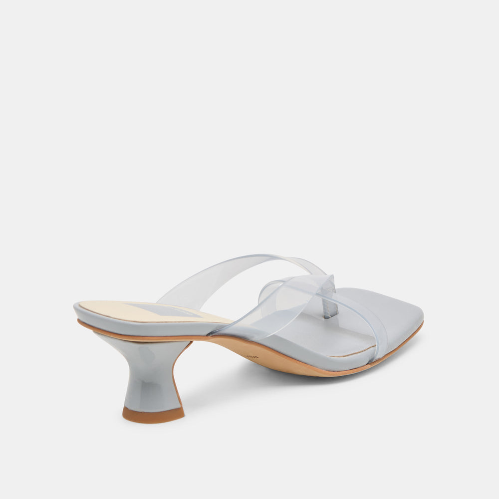 Dolce Vita SHOES | Brevel Vinyl Dusty Blue Jelly Heels