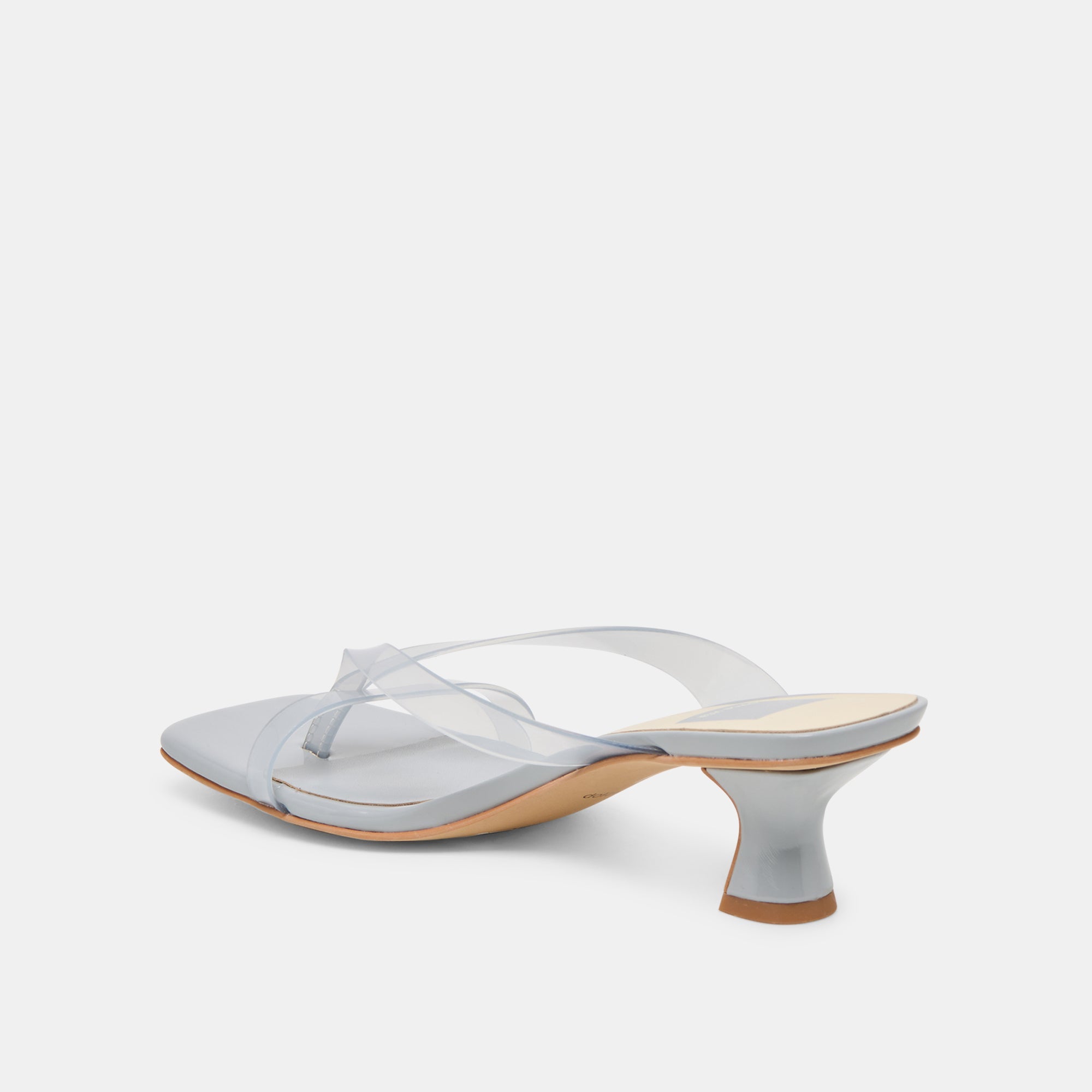 Dolce Vita SHOES | Brevel Vinyl Dusty Blue Jelly Heels