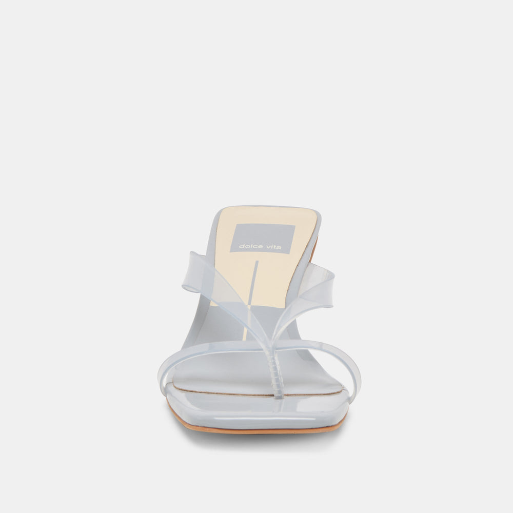 Dolce Vita SHOES | Brevel Vinyl Dusty Blue Jelly Heels