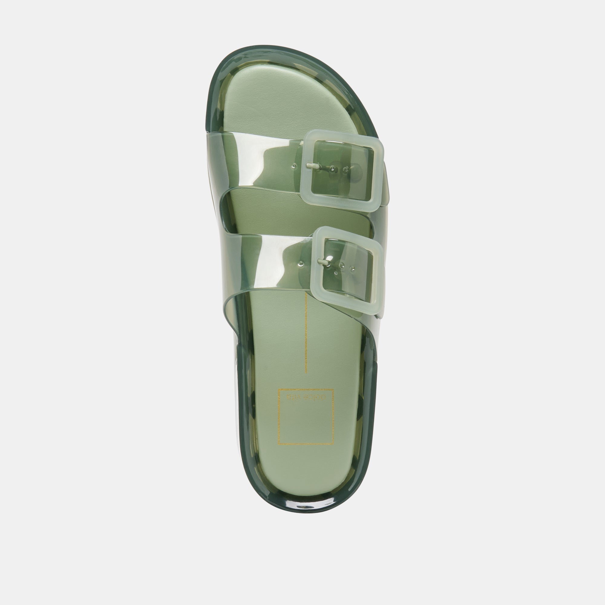 Dolce Vita SHOES | JULIO X Olive Vinyl Jelly Platform Sandals